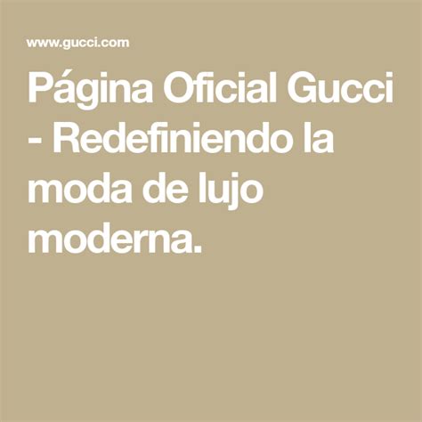 pagina de gucci